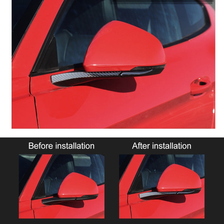 Adesivo decorativo per specchietto retrovisore auto da 2 pezzi per Ford Mustang, Rearview Mirror