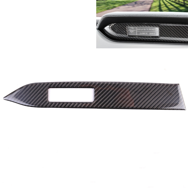 Adesivo decorativo per console strumenti auto da 2 pezzi per Ford Mustang, Instrument Console
