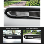 Adesivo decorativo per console strumenti auto da 2 pezzi per Ford Mustang, Instrument Console