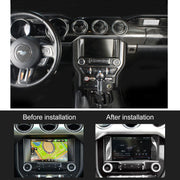 Adesivo decorativo per pannello display centrale auto da 2 pezzi per Ford Mustang, Central Display Panel