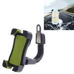 Staffa universale per telefono moto ABS con rotazione libera a 360 gradi Staffa di navigazione per mountain bike Supporto GPS/mobile per telefono cellulare da 3,5-6,5 pollici