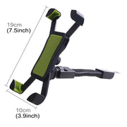Staffa universale per telefono moto ABS con rotazione libera a 360 gradi Staffa di navigazione per mountain bike Supporto GPS/mobile per telefono cellulare da 3,5-6,5 pollici