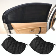 2 PCS Blocco parasole per auto Blocco parasole per auto Garza per finestre Rete ombreggiante Copertura per blocco laterale Rete solare Sacchi di sabbia Copertura parasole per finestrino laterale, Dimensioni: 92 * 54 cm, Size: 92*54cm