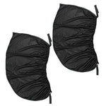 2 PCS Blocco parasole per auto Blocco parasole per auto Garza per finestre Rete ombreggiante Copertura per blocco laterale Rete solare Sacchi di sabbia Copertura parasole per finestrino laterale, Dimensioni: 92 * 54 cm, Size: 92*54cm