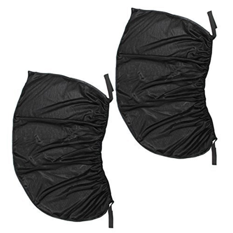 2 PCS Blocco parasole per auto Blocco parasole per auto Garza per finestre Rete ombreggiante Copertura per blocco laterale Rete solare Sacchi di sabbia Copertura parasole per finestrino laterale, Dimensioni: 92 * 54 cm, Size: 92*54cm