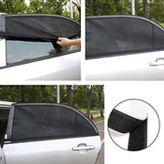 2 PCS Blocco parasole per auto Blocco parasole per auto Garza per finestre Rete ombreggiante Copertura per blocco laterale Rete solare Sacchi di sabbia Copertura parasole per finestrino laterale, Dimensioni: 92 * 54 cm, Size: 92*54cm