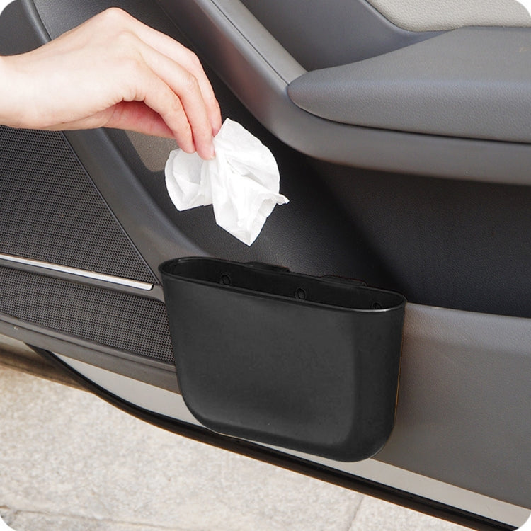 Portabicchieri per auto Bidone della spazzatura Bidone della spazzatura per veicolo portatile Bidone della spazzatura Organizzatore per bidone della spazzatura Scatola di immagazzinaggio per auto della spazzatura montata su auto