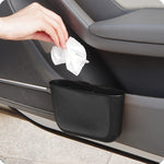 Portabicchieri per auto Bidone della spazzatura Bidone della spazzatura per veicolo portatile Bidone della spazzatura Organizzatore per bidone della spazzatura Scatola di immagazzinaggio per auto della spazzatura montata su auto