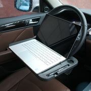 Volante per auto multifunzione, scheda per computer, scatola da tavolo, vassoio per auto, scrivania per computer desktop, tavolo per computer portatile, tavolo da pranzo, mensola, scrivania, accessori per auto, Multi-function Black, Multi-function Grey