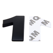 Decalcomania autoadesiva autoadesiva numero uno con emblema del distintivo del veicolo per auto, dimensioni: 3,6 * 4,5 * 0,5 cm, 1, 2, 3, 4, 5, 6, 7, 8