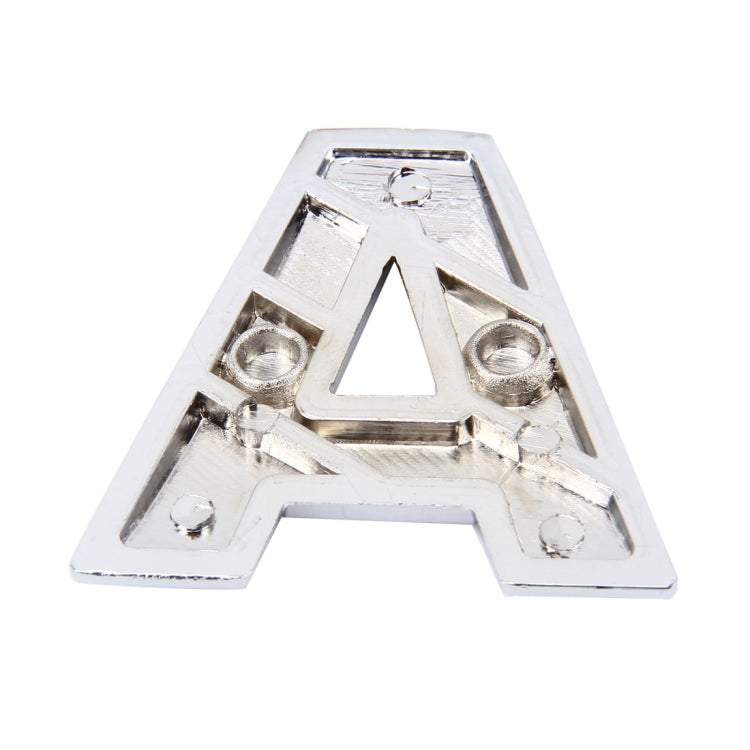 Decalcomania autoadesiva autoadesiva con lettera inglese 3D per veicolo per auto, dimensioni: 4,5 * 4,5 * 0,5 cm, A, Y, Z, B, C, D, E, F, G, H, I, J, K, L, M, N, O, P, Q, R, S, T, U, V
