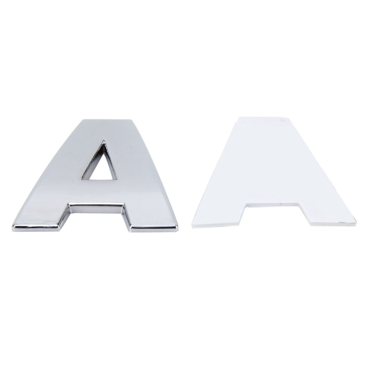 Decalcomania autoadesiva autoadesiva con lettera inglese 3D per veicolo per auto, dimensioni: 4,5 * 4,5 * 0,5 cm, A, Y, Z, B, C, D, E, F, G, H, I, J, K, L, M, N, O, P, Q, R, S, T, U, V