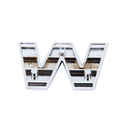 Decalcomania autoadesiva autoadesiva con lettera inglese 3D per veicolo per auto, dimensioni: 4,5 * 4,5 * 0,5 cm, W, X