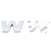 Decalcomania autoadesiva autoadesiva con lettera inglese 3D per veicolo per auto, dimensioni: 4,5 * 4,5 * 0,5 cm, W, X