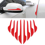 8 pezzi di protezione laterale per portiera del veicolo per auto, striscia antiurto esterna, per evitare urti, collisione, impatto, adesivo protettivo, R-2119 Door Edge Guards, Door Side Guard, R-2119