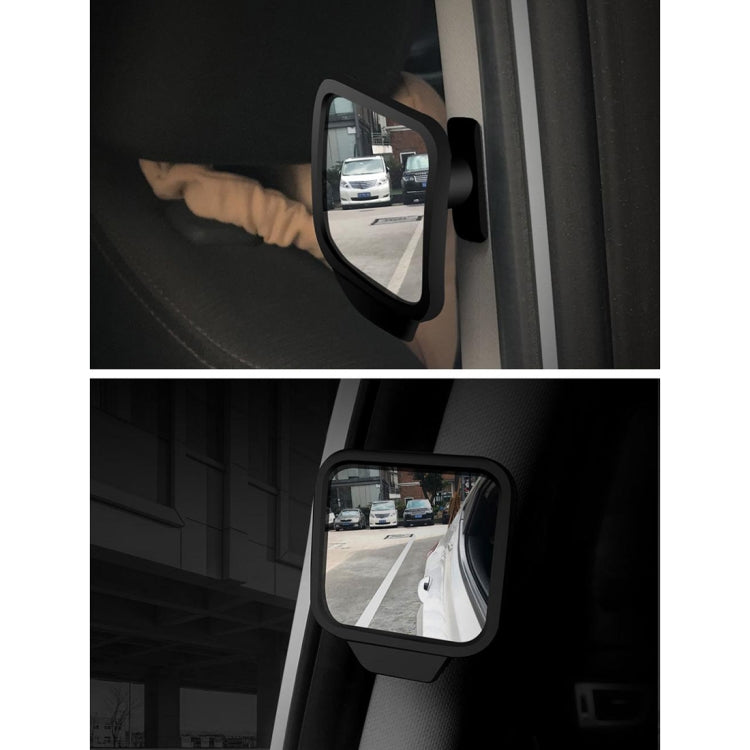 3R-2130 Specchietto per punto cieco per retrovisione grandangolare regolabile per interni di camion per auto, dimensioni: 7 * 6,5 * 1 cm, 3R-2130