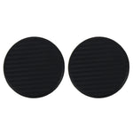 Tappetino antiscivolo in gomma per cruscotto auto, 2 pezzi, per telefono/GPS/MP4/MP3, diametro: 6,5 cm, 3R-2139