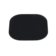 Tappetino antiscivolo per cruscotto in fibra di carbonio per veicoli per auto da 2 pezzi per telefono / GPS / MP4 / MP3, dimensioni: 6,5 * 6,5 * 0,3 cm, 3R-2140