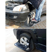 Scaletta per auto portatile pieghevole per montaggio su pneumatici Scaletta per camioncini, camion, SUV, Tyre Mount