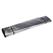 Foglio di alluminio argento Parasole per auto Parabrezza Copertura per visiera Parasole per finestrino anteriore Protezione UV, Dimensioni: 130 x 60 cm, 130 x 60cm