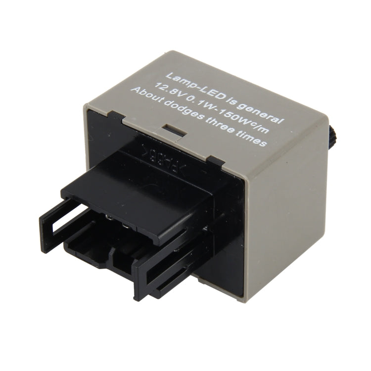 Auto Car-styling DC 12V 8-Pin LED Indicatori di direzione Frequenza regolabile Relè lampeggiante per auto Fix Hyper Flash Lampada generale-Relè luce LED per Honda e Lexus, Adjustable Frequency