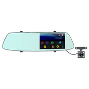 G705 Registratore per auto con specchietto retrovisore LCD touch screen da 5 pollici con fotocamera separata, visione grandangolare da 170 gradi, supporto video loop/rilevamento movimento/sensore G/scheda TF, G705