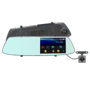 G705 Registratore per auto con specchietto retrovisore LCD touch screen da 5 pollici con fotocamera separata, visione grandangolare da 170 gradi, supporto video loop/rilevamento movimento/sensore G/scheda TF, G705