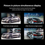 G705 Registratore per auto con specchietto retrovisore LCD touch screen da 5 pollici con fotocamera separata, visione grandangolare da 170 gradi, supporto video loop/rilevamento movimento/sensore G/scheda TF, G705