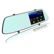 G705 Registratore per auto con specchietto retrovisore LCD touch screen da 5 pollici con fotocamera separata, visione grandangolare da 170 gradi, supporto video loop/rilevamento movimento/sensore G/scheda TF, G705