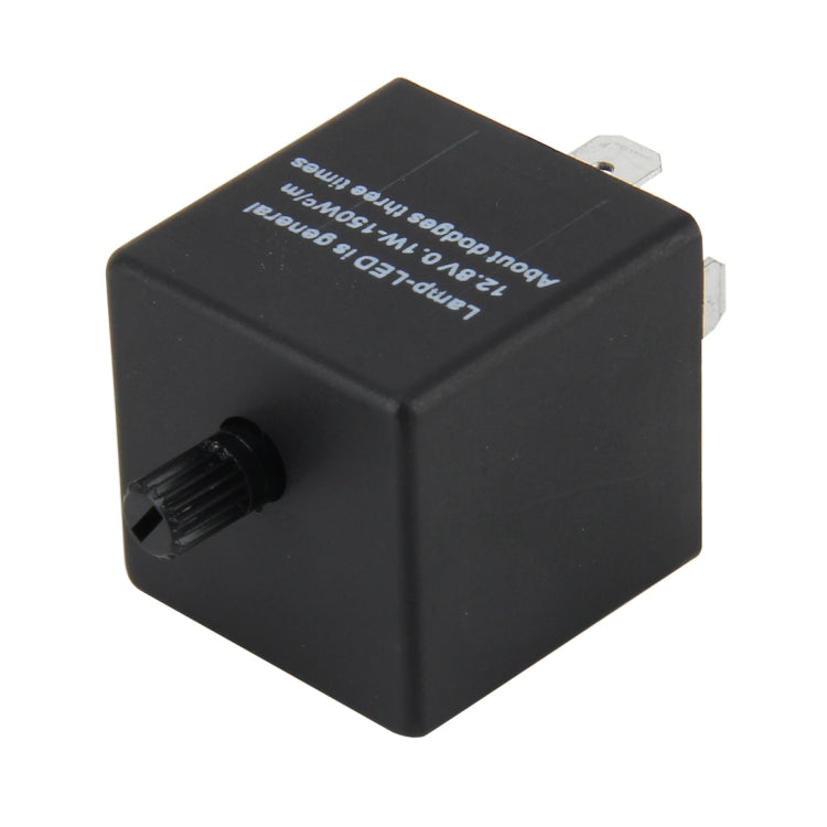 CF13 JL-02 Lampeggiatore per LED Auto Car-styling Indicatore di direzione a LED a 3 pin Frequenza regolabile Relè lampeggiatore per auto Fix Hyper Flash Lampada generale-Relè luce LED per auto giapponese, Adjustable Frequency