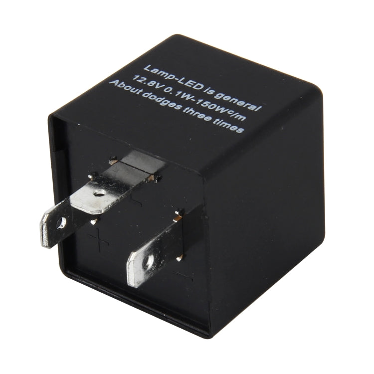 CF14 JL-02 Lampeggiatore per LED Auto Car-styling Indicatore di direzione a LED Relè lampeggiante per auto a frequenza regolabile a 3 pin Fix Hyper Flash Relè luce generale per lampada-LED per auto europee, CF14  Adjustable Frequency