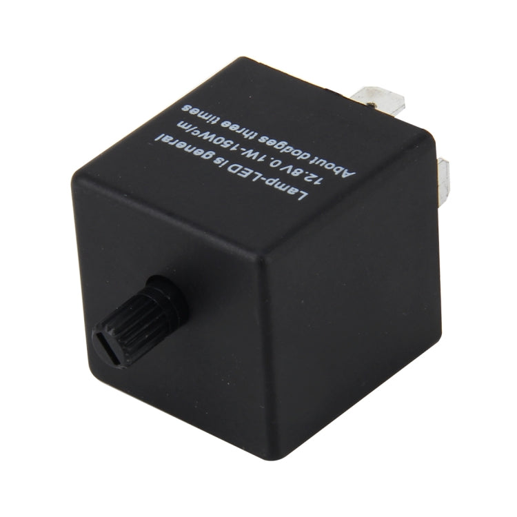 CF14 JL-02 Lampeggiatore per LED Auto Car-styling Indicatore di direzione a LED Relè lampeggiante per auto a frequenza regolabile a 3 pin Fix Hyper Flash Relè luce generale per lampada-LED per auto europee, CF14  Adjustable Frequency