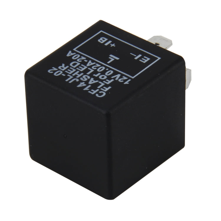 CF14 JL-02 Lampeggiatore per LED Auto Car-styling LED Indicatori di direzione Relè lampeggiante per auto a 3 pin Fix Hyper Flash Lampada generale-Relè luce LED per auto europee, CF14  Not Adjustable Frequency