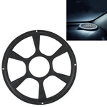 Copertura per clacson universale per auto da 12 pollici Copertura per clacson rotonda nera Copertura per clacson rotonda, Size: 12 inch