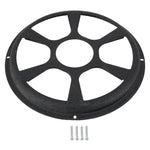 Copertura per clacson universale per auto da 12 pollici Copertura per clacson rotonda nera Copertura per clacson rotonda, Size: 12 inch