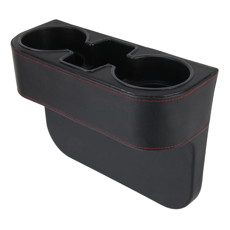 Scatola portaoggetti con fessura per seggiolino auto, portabevande, tasca automatica, riordino per portamonete, portamonete, telefono, accessori per auto, Black, Grey, Khaki, Brown