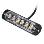DC 12V-24V 2W 6LED SMD-2835 Lampade 17 modelli di flash 3 linee Lampada flash per auto Lampada per auto impermeabile Camion Emergenza Stroboscopica Flash Avvertimento, Lunghezza cavo: 90 cm, 6LEDs