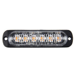 DC 12V-24V 2W 6LED SMD-2835 Lampade 17 modelli di flash 3 linee Lampada flash per auto Lampada per auto impermeabile Camion Emergenza Stroboscopica Flash Avvertimento, Lunghezza cavo: 90 cm, 6LEDs