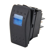 Interruttore per auto, camion, barca, interruttore a levetta, interruttore della luce, 4 pin, impermeabile, 12/24 V, stile barra, blu, levetta, retromarcia, bilanciere, luce posteriore, per auto, auto, universale, fai da te, a 4 pin, tappo per barca, p...