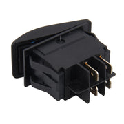 Interruttore per auto, camion, barca, interruttore a levetta, interruttore della luce, 4 pin, impermeabile, 12/24 V, stile barra, blu, levetta, retromarcia, bilanciere, luce posteriore, per auto, auto, universale, fai da te, a 4 pin, tappo per barca, p...