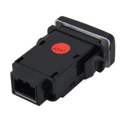 Fendinebbia per auto Indicatore lampada 5 PIN Interruttore a pulsante di accensione e spegnimento Controllo 4 cavi Fendinebbia per auto a 5 pin Interruttore a pulsante On-Off per Toyota, misura grande: 6*2,8*1,7 cm, With Cable