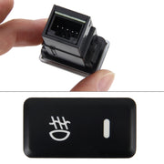Fendinebbia per auto Indicatore lampada 5 PIN Interruttore a pulsante di accensione e spegnimento Controllo 4 cavi Fendinebbia per auto a 5 pin Interruttore a pulsante On-Off per Toyota, misura grande: 6*2,8*1,7 cm, With Cable