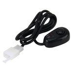 Interruttore a levetta per barca, camion per auto, interruttore a levetta, 3 pin, DC12/24 V, per auto, universale, fai da te, a 3 pin, a forma di goccia, pulsante OFF-ON con indicatore luminoso rosso e verde, lunghezza cavo: 90 cm., Button 3