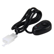 Interruttore a levetta per barca, camion per auto, interruttore a levetta, 3 pin, DC12/24 V, per auto, universale, fai da te, a 3 pin, a forma di goccia, pulsante OFF-ON con indicatore luminoso rosso e verde, lunghezza cavo: 90 cm., Button 3