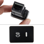 Fendinebbia per auto Indicatore lampada 5 PIN Interruttore a pulsante di accensione e spegnimento Controllo 4 cavi Fendinebbia per auto a 5 pin Interruttore a pulsante On-Off per Toyota, dimensioni ridotte: 5*2.2*1.7 cm, With Cable