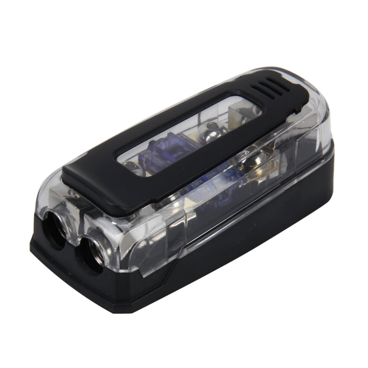 Portafusibile audio per auto stereo per auto Assicurazione 60A Portafusibile audio per auto 1 in 2 modi Portafusibile per auto per auto Portafusibile a lama per audio per auto, Audio Fuse Holder