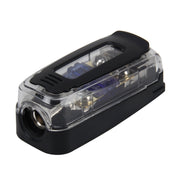 Portafusibile audio per auto stereo per auto Assicurazione 60A Portafusibile audio per auto 1 in 2 modi Portafusibile per auto per auto Portafusibile a lama per audio per auto, Audio Fuse Holder