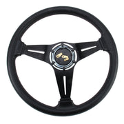Volante modificato per auto da corsa sportiva in PU da 35 cm
