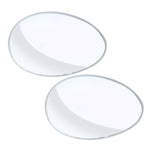3R-055 2 pezzi per camion per auto, punto cieco ovale, specchietto retrovisore, specchio grandangolare, specchio grandangolare regolabile a 360 gradi, dimensioni: 6,7 x 4,5 cm., Size: 6.7*4.5cm