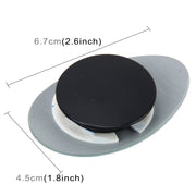 3R-055 2 pezzi per camion per auto, punto cieco ovale, specchietto retrovisore, specchio grandangolare, specchio grandangolare regolabile a 360 gradi, dimensioni: 6,7 x 4,5 cm., Size: 6.7*4.5cm